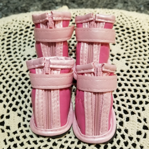 SALE NWOT Small pink dog boots - Picture 8 of 8